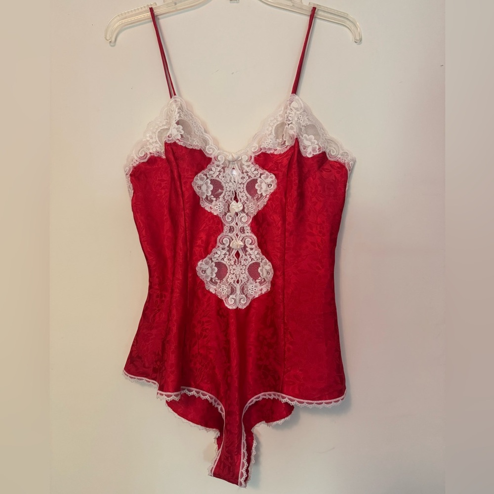 Red Lace Bodysuit